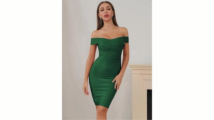 shein bandage dress